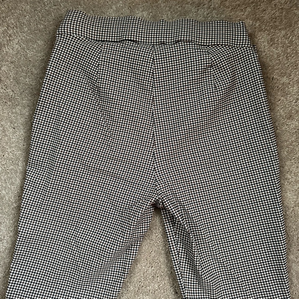 Tommy Hilfiger Brown and White Checkered Pants - Picture 3 of 7